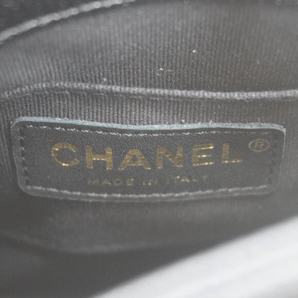 Chanel  Duma Pockets Small Quilted Caviar Leather Drawstring Backpack Black - Picture 13 of 14